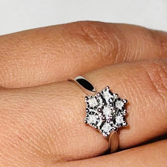 Victorian Elegant Real Diamond statement Ring WOW! - Picture 3 of 8